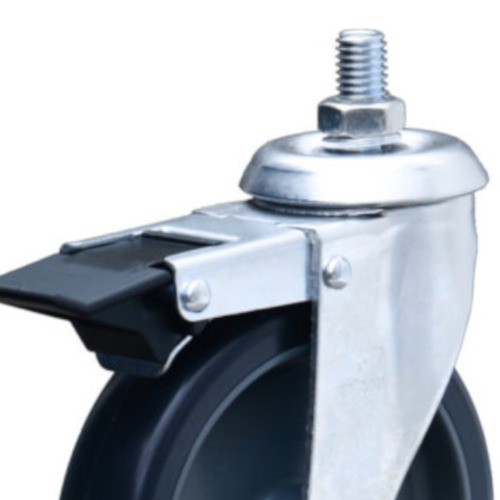 Rodízio giratório com freio 5 Rodízio giratório com freio 5