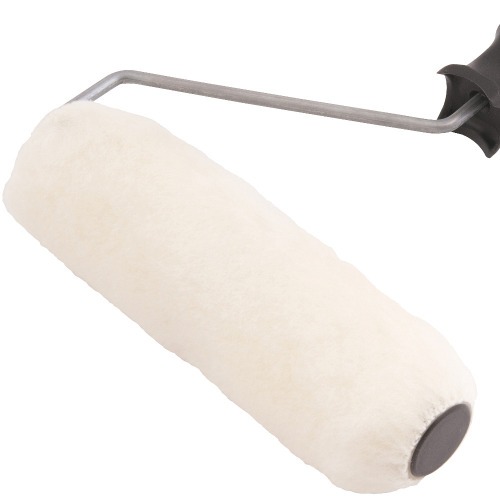 Rolo de l� para pintura com suporte de 15 cm