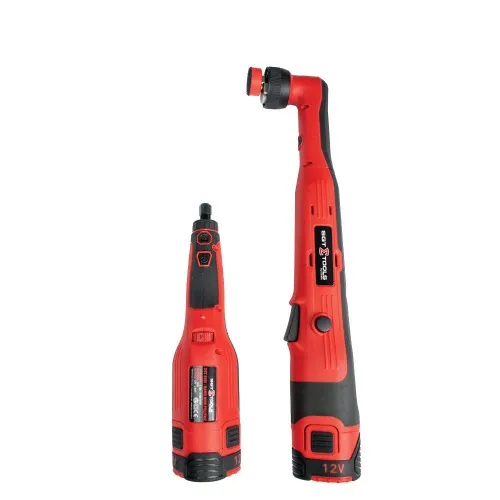 Kit nano mini politriz e nano politriz 12V 2Ah com 2 baterias e acessórios - SGT-8103  110V/220V