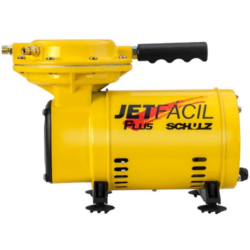 Compressor de ar direto 2,3 pés 1/3 hp com acessórios - Jet Fácil Plus 220V Compressor de ar direto 2,3 pés 1/3 hp com acessórios - Jet Fácil Plus 220V