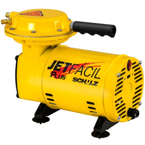 Compressor de ar direto 2,3 pés 1/3 hp com acessórios - Jet Fácil Plus 220V Compressor de ar direto 2,3 pés 1/3 hp com acessórios - Jet Fácil Plus 220V