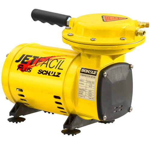 Compressor de ar direto 2,3 pés 1/3 hp com acessórios - Jet Fácil Plus 220V Compressor de ar direto 2,3 pés 1/3 hp com acessórios - Jet Fácil Plus 220V