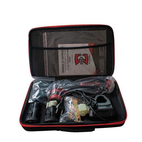 Politriz nano smart change a bateria 12V 2,4Ah com 2 baterias e acess�rios - SGT-8106  110V/220V