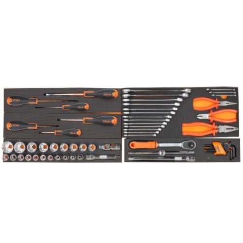 Jogo de ferramentas para uso geral com 61 peas com maleta - Kit Pro 1 