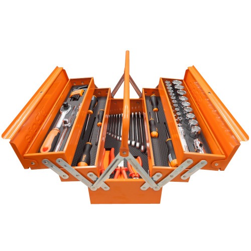 Jogo de ferramentas para uso geral com 61 peas com maleta - Kit Pro 1 