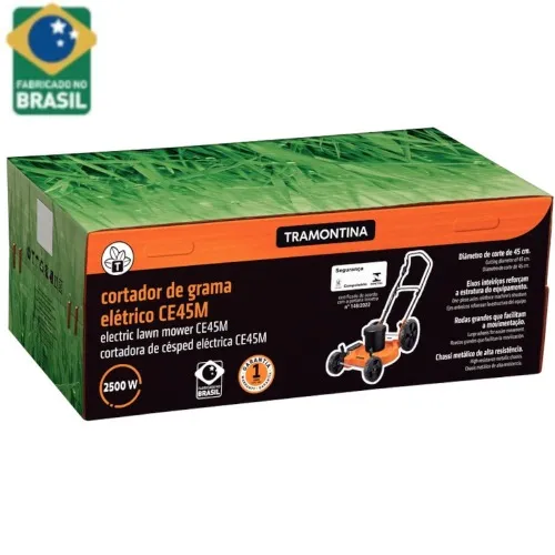Cortador de grama elétrico 2.500 watts 220 V corte de 45 cm - CE45M  220V