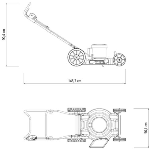 Cortador de grama elétrico 2.500 watts 220 V corte de 45 cm - CE45M 220V Cortador de grama elétrico 2.500 watts 220 V corte de 45 cm - CE45M 220V