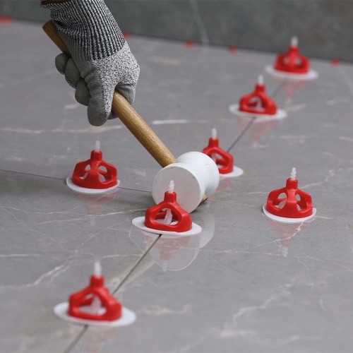 Espaador e nivelador para piso 1,0 mm com 50 peas - Easy Spin