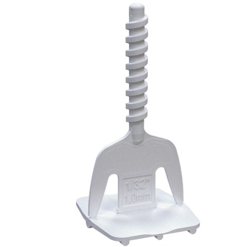 Espa�ador e nivelador para piso 2,00 mm com 50 pe�as - Easy Spin