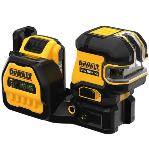 Nível a laser verde a bateria 2 linhas e 5 pontos 85m sem bateria - DCLE34520GB