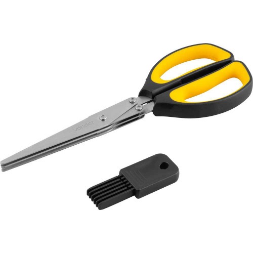 Tesoura multicamadas com 3 lminas 