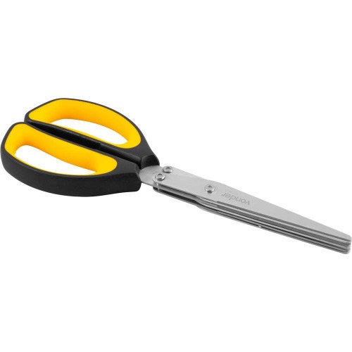 Tesoura multicamadas com 3 lminas 