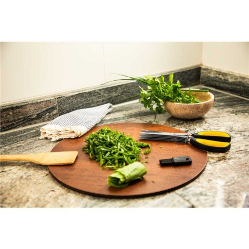 Tesoura multicamadas com 5 lminas 