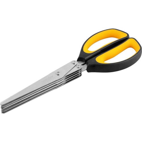 Tesoura multicamadas com 5 lminas 