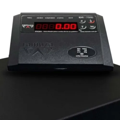 Balança digital com plataforma em aço carbono 300 Kg - DP300  110V/220V
