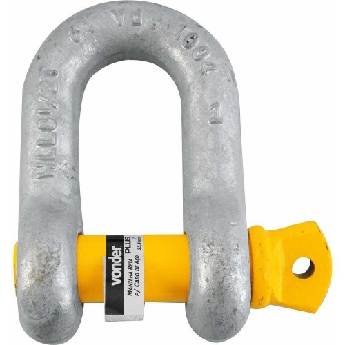 Manilha reta para cabo de aço 1 Manilha reta para cabo de aço 1