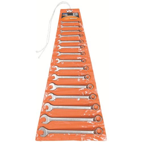 Jogo de chave combinada 6 a 32 mm aço cromo vanádio 15 peças Jogo de chave combinada 6 a 32 mm aço cromo vanádio 15 peças