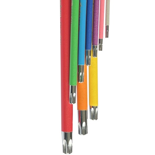 Jogo de chave hexalobular longa T10 a T50 9 peas - 08046