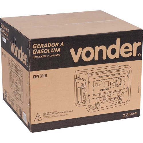 Gerador de energia 3,1Kva a gasolina monofásico 4 tempos - GGV 3100  110V/220V Gerador de energia 3,1Kva a gasolina monofásico 4 tempos - GGV 3100  110V/220V