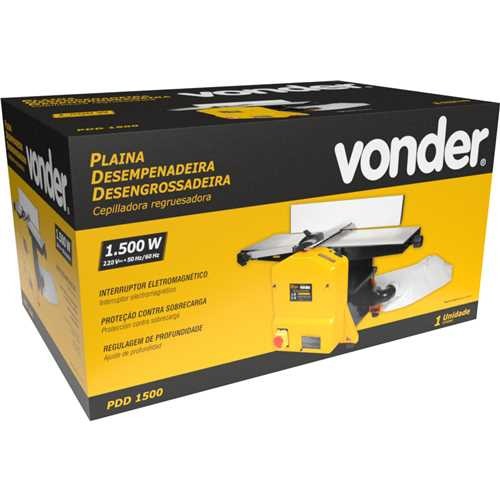 Plaina desempenadeira desengrossadeira 1.500 Watts - PDD 1500    220V Plaina desempenadeira desengrossadeira 1.500 Watts - PDD 1500    220V
