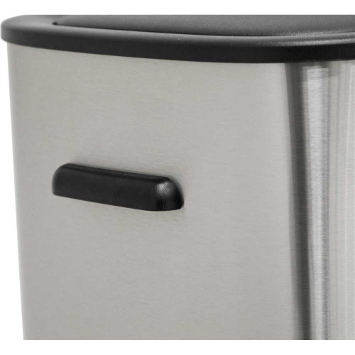 Lixeira inox retangular 55L com abertura por sensor