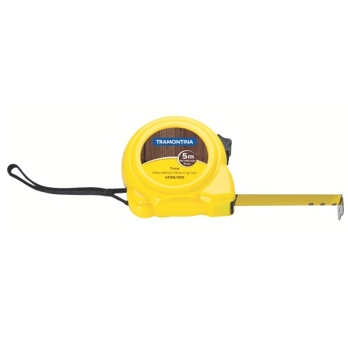 Trena com fita de aço 19 mm x 5 m com trava Trena com fita de aço 19 mm x 5 m com trava