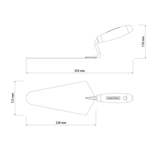 Colher de pedreiro 9