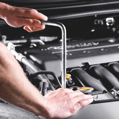 Chave biela 8 mm ao cromo vandio com cartela