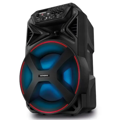 Caixa de som amplificada 250W RMS Bluetooth e FM Connect PartyPlus - CM-250  110V/220V
