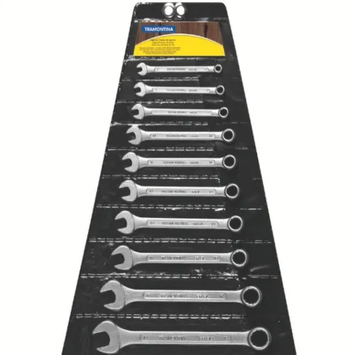 Jogo de chave combinada 6 a 32 mm em aço especial com 15 peças