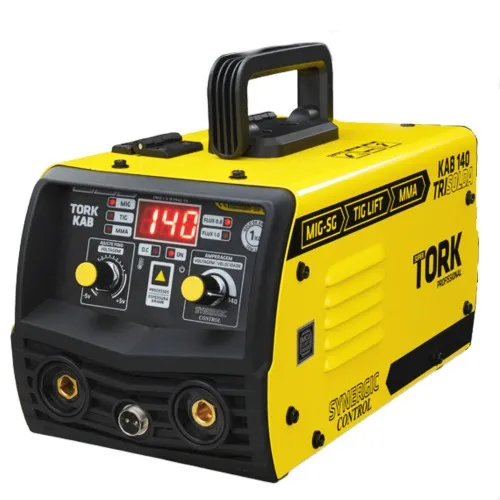 Combo Inversora de solda Mig sem gás Multiprocesso 140A KAB 140 Trisolda + Máscara e Acessórios   110V/220V