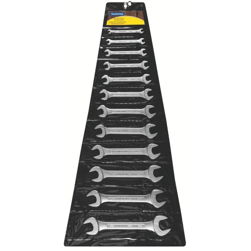 Jogos de chave fixa 6 a 32 mm em ao especial com 12 peas