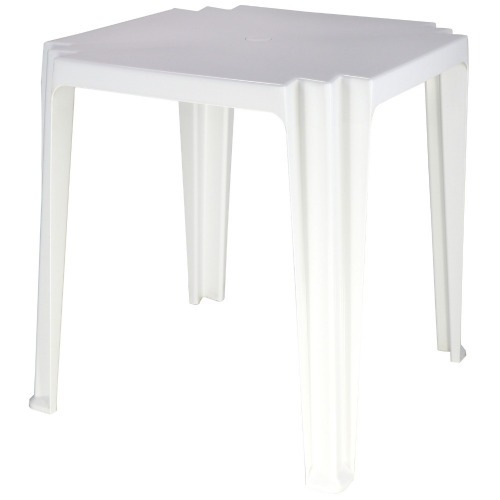 Mesa em polipropileno branco - Tambaú Mesa em polipropileno branco - Tambaú