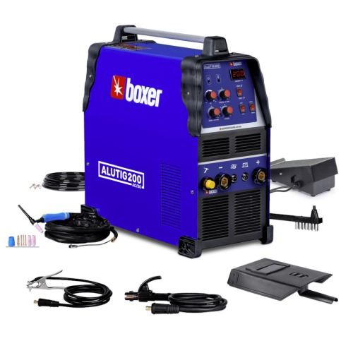 Inversora de solda para alumínio AC/DC 200A com pedal e tocha - ALUTIG200 AC/DC  110V/220V Inversora de solda para alumínio AC/DC 200A com pedal e tocha - ALUTIG200 AC/DC  110V/220V