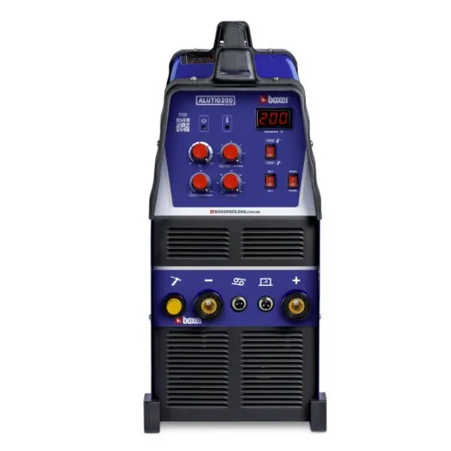 Inversora de solda para alumínio AC/DC 200A com pedal e tocha - ALUTIG200 AC/DC  110V/220V