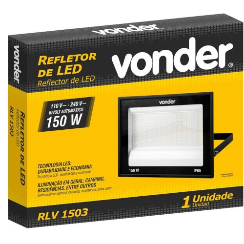Refletor LED 150W 11.000 lúmens 6500K luz branca  110V/220V Refletor LED 150W 11.000 lúmens 6500K luz branca  110V/220V