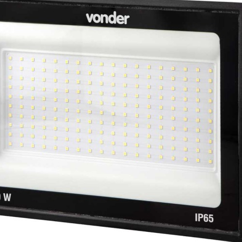 Refletor LED 200W 14.500 lúmens 6500K luz branca   110V/220V Refletor LED 200W 14.500 lúmens 6500K luz branca   110V/220V