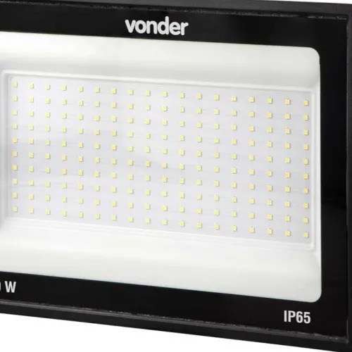 Refletor LED 200W 14.500 lúmens 6500K luz branca   110V/220V