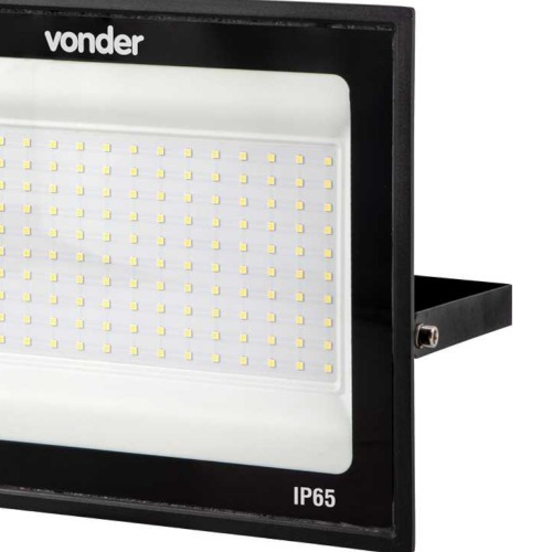 Refletor LED 200W 14.500 lúmens 6500K luz branca   110V/220V Refletor LED 200W 14.500 lúmens 6500K luz branca   110V/220V