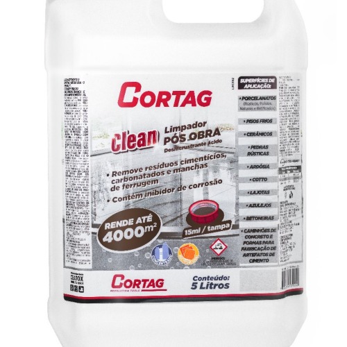 Limpador pós obra 5 litros - 61392  Limpador pós obra 5 litros - 61392