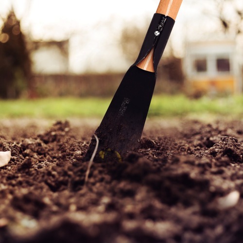 Cavadeira reta com cabo de madeira 1,20 m