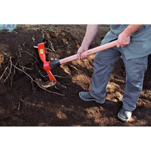 Picareta em ao tamanho 4 com cabo de madeira 90 cm - Chibanca