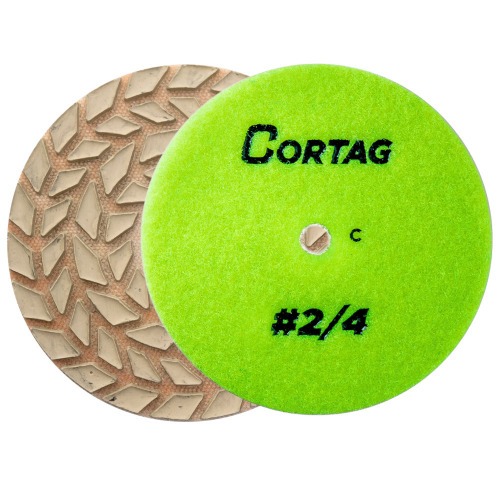 Disco diamantado de polimento 115 mm 4 passos - passo 2 