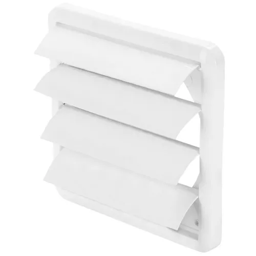 Grade de ventilação plástica quadrada para duto de 150 mm - GR017
