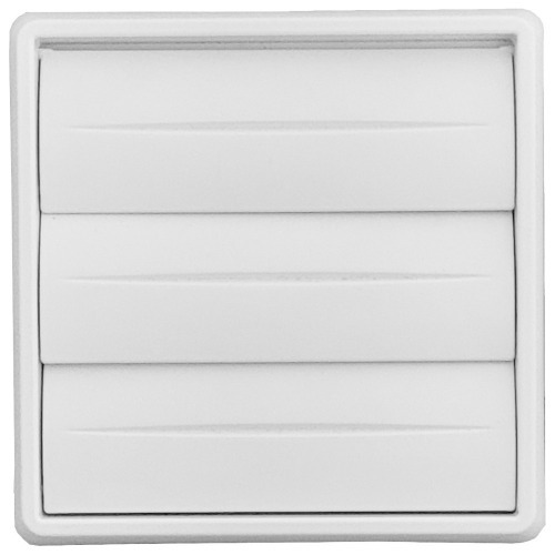 Grade de ventilao plstica quadrada para duto de 100 mm - GR122