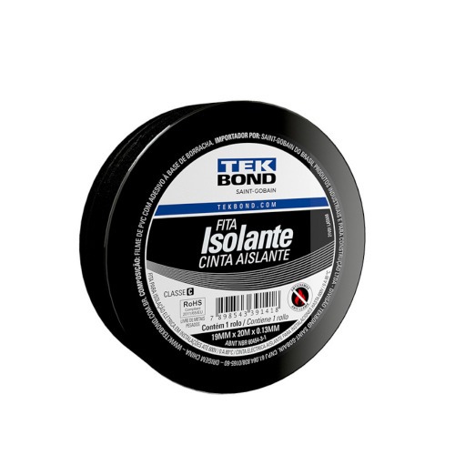 Fita isolante 19 mm x 5 metros Fita isolante 19 mm x 5 metros