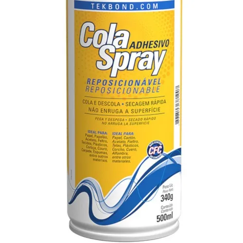 Cola spray reposicionável 500 ml