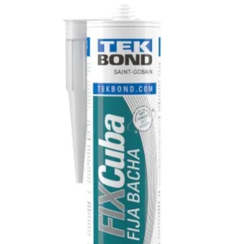 Silicone para fixao de cubas 380 gramas cinza - FIX CUBA