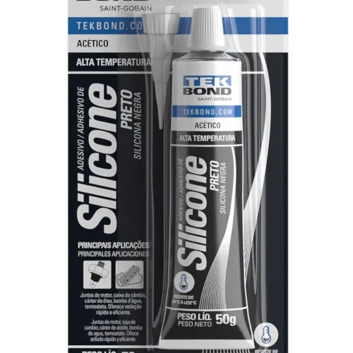 Silicone acético para alta temperatura 50 gramas