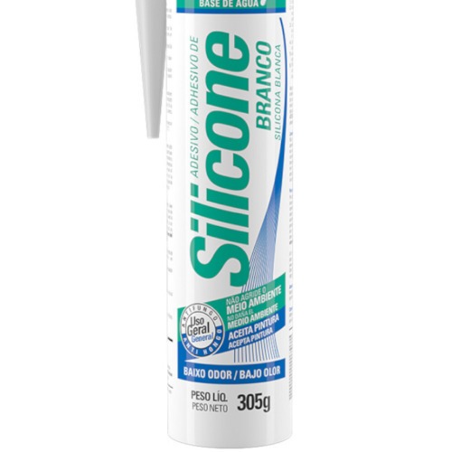 Silicone a base d'gua branco 305 gramas